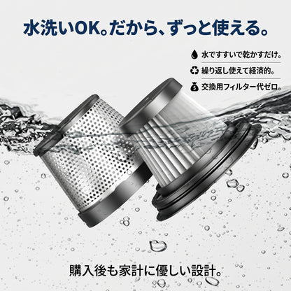 旋風クリーナー 2in1（センプウクリーナー）— 吸って飛ばして車内ピカピカ、コードレス2in1掃除機【2026年最新モデル】